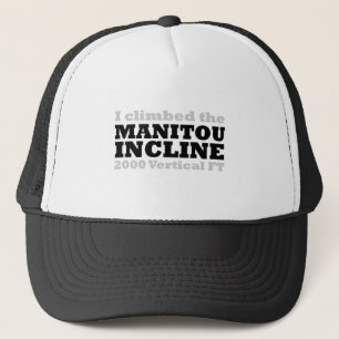 Boné Eu escalei o declive de Manitou
