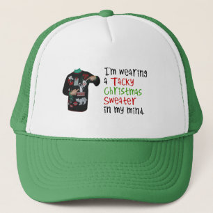 Boné Eu estou vestindo uma camisola foleiro do Natal na