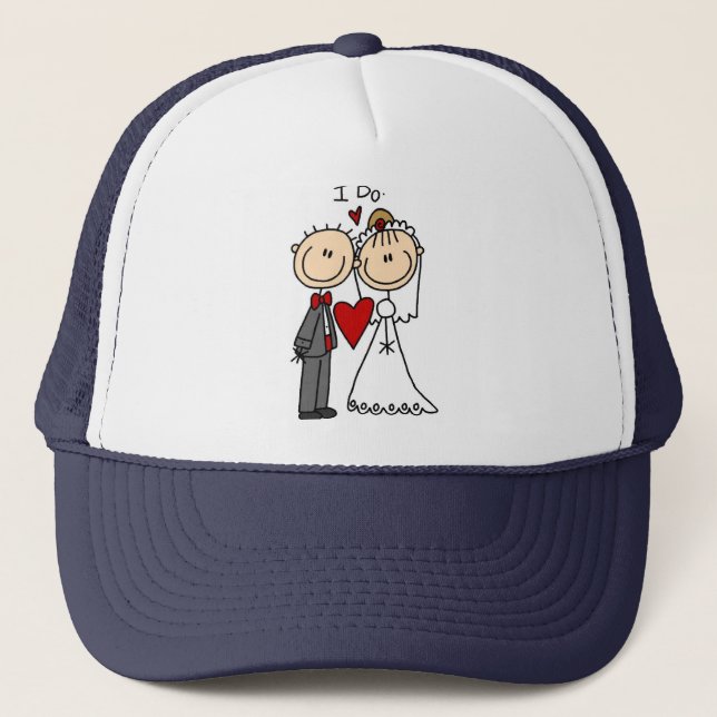 Boné Eu faço chapéu de cerimônia de casamento (Frente)