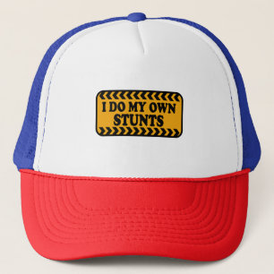 Boné Eu faço minhas próprias acrobacias Adultos de Teia