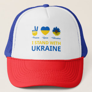 Boné Eu fico com a ucrânia