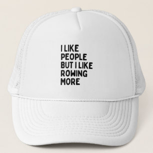 Boné Eu gosto de pessoas, mas gosto de remar mais