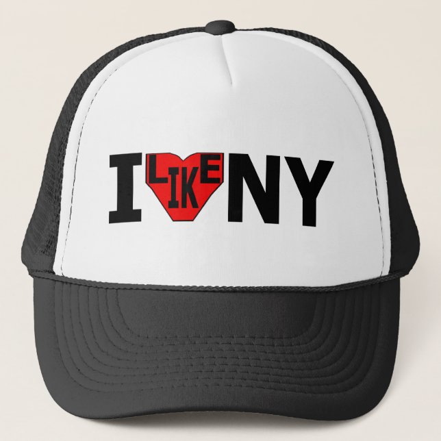 Boné Eu gosto do chapéu 1 de NY (Frente)