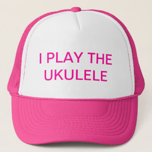 Boné Eu jogo o chapéu do Ukulele