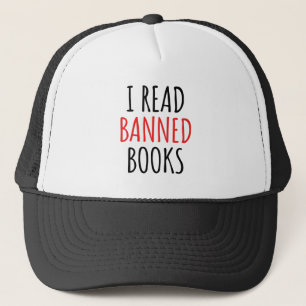 Boné Eu Leio Livros Proibidos Citação Divertida