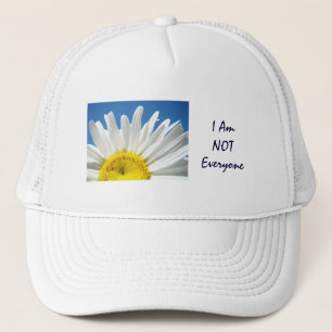 Boné Eu NÃO Sou Todos! chapéus slogans Margarida Branca