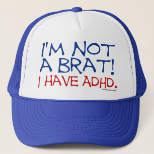 Boné Eu não sou um pirralho! Eu tenho ADHD