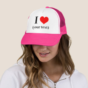 Boné EU OUVI! Trucker Hat - Rosa - Personalizar