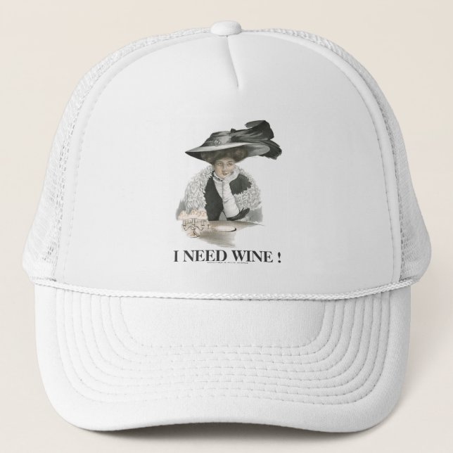 BONÉ EU PRECISO O VINHO! (Frente)