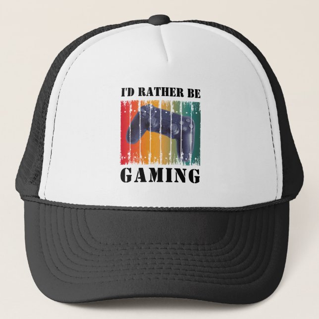 BONÉ EU PREFERIA ESTAR JOGANDO (Frente)
