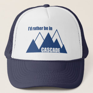 Boné Eu Preferiria Estar Em Cascade Idaho Montanha