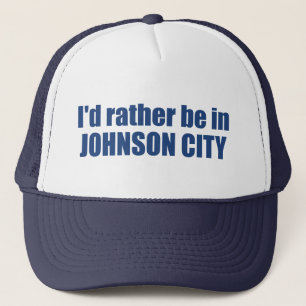 Boné Eu Preferiria Estar Em Johnson City Tennessee