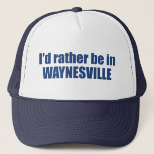 Boné Eu Preferiria Estar Em Waynesville Carolina do Nor