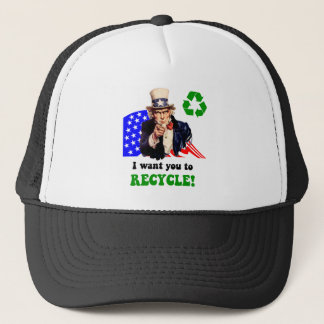 Boné Eu quero-o recicl!