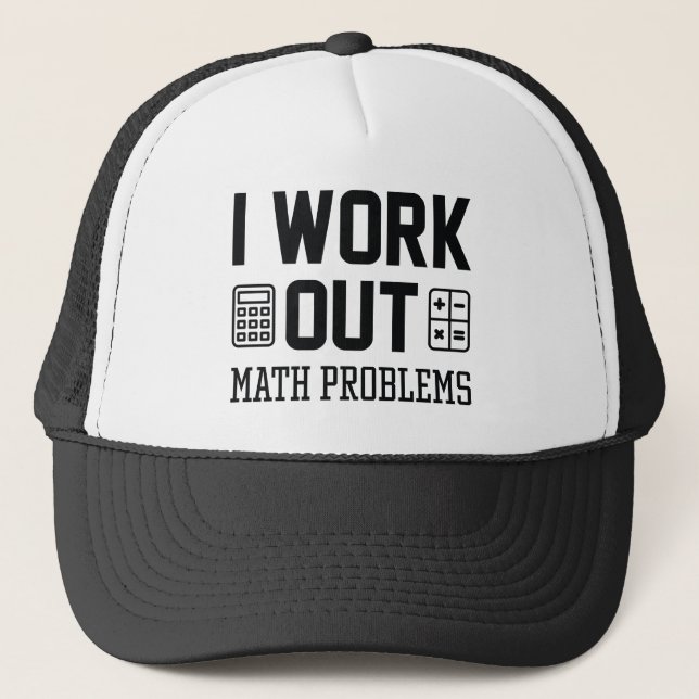 Boné Eu Resolvo Problemas Matemáticos (Frente)