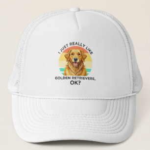 Boné Eu Só Realmente Gosto de Golden Retrievers, OK?