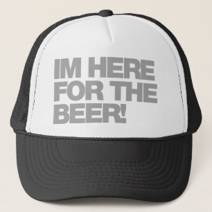 Boné Eu sou aqui para a cerveja - bar bêbedo do bar do