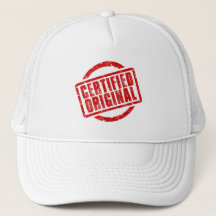 Eu sou certificado original do Trucker Hat