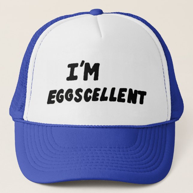 Boné Eu sou chapéu do camionista de Eggscellent (Frente)