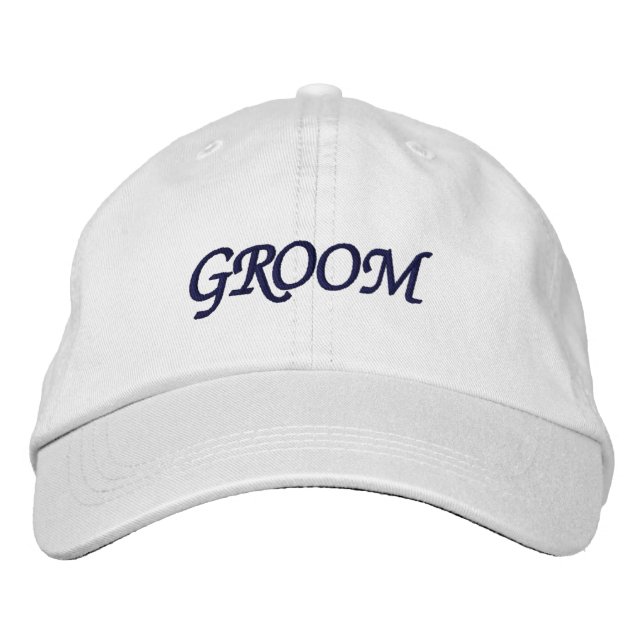 Boné Eu sou o Chapéu Ajustável do Groom (Frente)