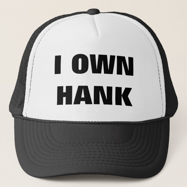 BONÉ EU SOU O HANK (Frente)