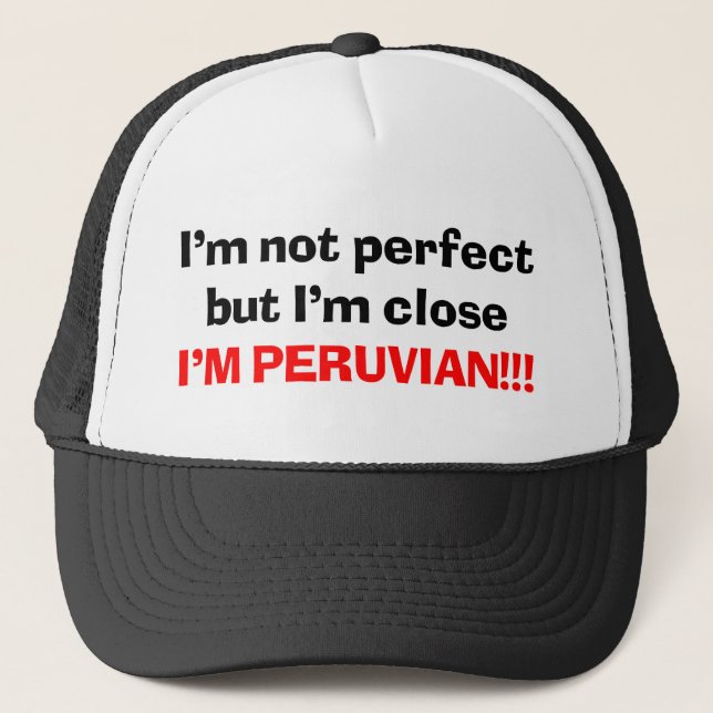 Boné Eu sou PERUANO (Frente)
