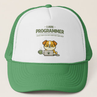 Boné Eu Sou Programador Beep Boop Divertido