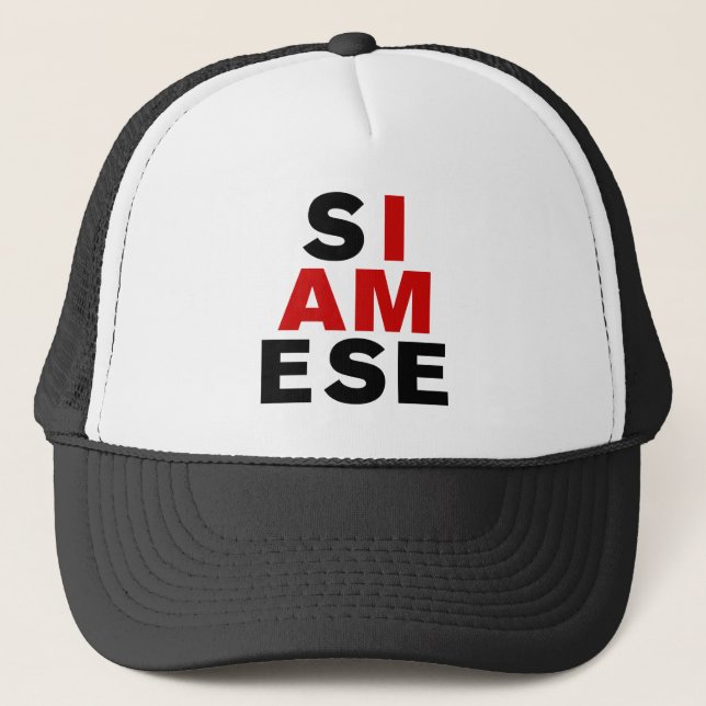 BONÉ EU SOU SIAMESE (Frente)