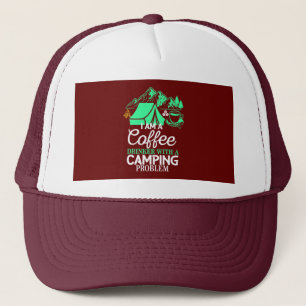 Boné Eu sou um Bebê Café com Design de Problema de Acam