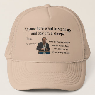 Boné Eu sou um chapéu de Hitchens dos carneiros