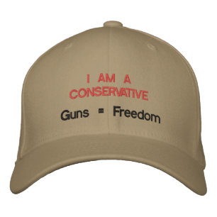 Boné Eu sou um Conservador: Armas = Liberdade