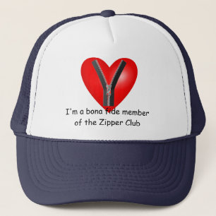 Boné Eu sou um membro genuíno do clube do Zipper