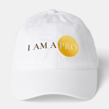 EU SOU UM PRO | Chapéu Minimalista Motivacional