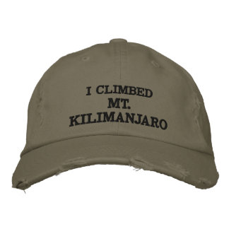 Boné Eu Subi O Monte Kilimanjaro.
