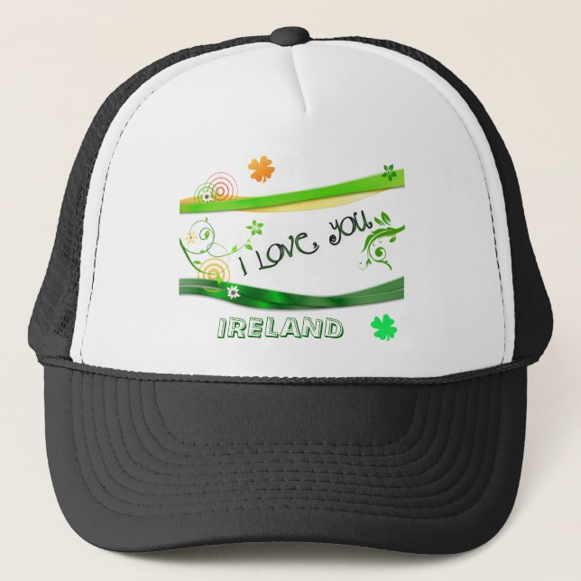 Boné Eu Te Amo Irlanda (Frente)
