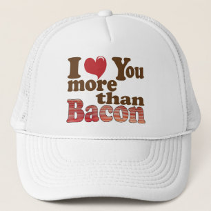 Boné Eu Te Amo Mais Que Bacon Chapéu