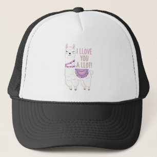 Boné Eu te amo muito - Engraçado Llama