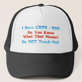 Boné Eu tenho CRPS RSD você sei o que esse significa