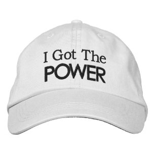 Boné Eu Tenho o PODER Presente de Empoderamento e Encor