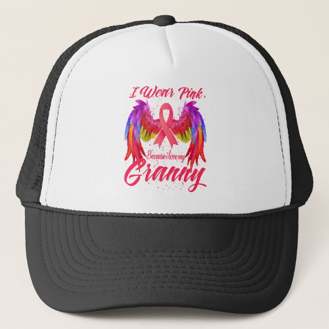 Boné Eu Uso Rosa Porque Amo As Asas De Frango Da Minha  (Frente)
