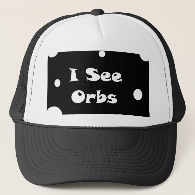Boné Eu vejo orbs-hat (Frente)