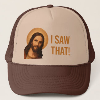 Boné Eu Vi Essa Citação Cristã Engraçada De Jesus
