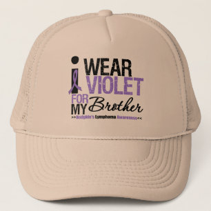 Boné Eu visto a violeta para meu irmão