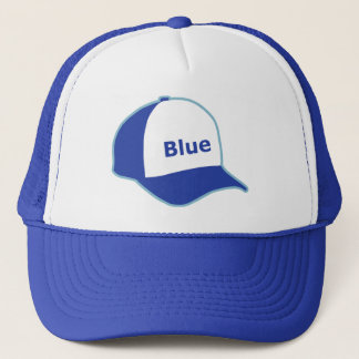 Boné Eu visto um chapéu azul