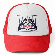 "EU VOTEI NO TRUMP" Caveira Mão Ele e Ela