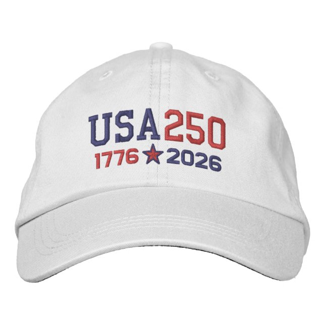 BONÉ EUA 250 - 1776-2026 (Frente)