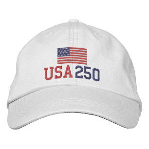 Boné EUA 250 - com Bandeira Americana