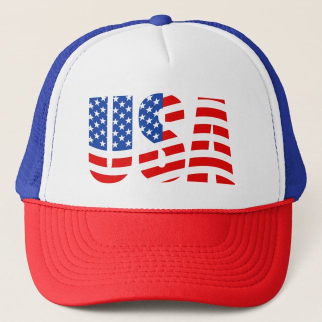 Boné EUA Patriotic Trucker Hat (Frente)