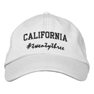 Boné EUA State California Hashtag 2023