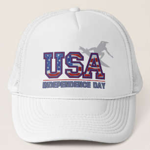 Boné EUA Surfer Independence Day Truckers Hats